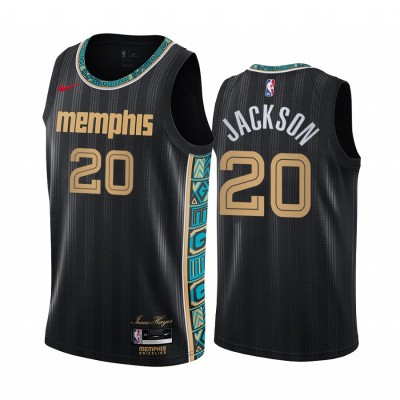 Nike Memphis Grizzlies #20 Josh Jackson Black Youth NBA Swingman 2020-21 City Edition Jersey
